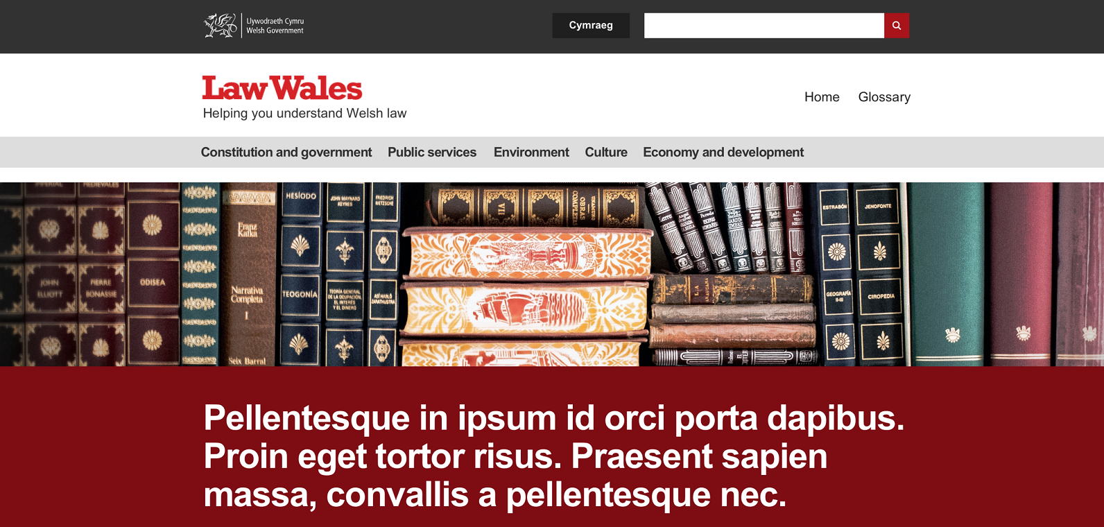 Welsh Government Website